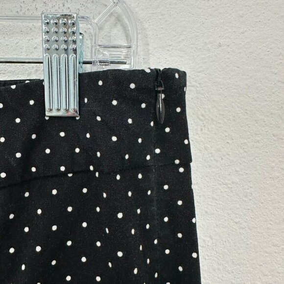 Talbots Size 10 Chantham Ankle Pant Black Polka Dot Pants Classic Career Summer - Picture 6 of 7
